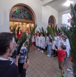 Missa de Ramos em nossa Paróquia