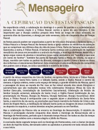 Acesse nosso Mensagem de abril
