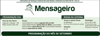 Mensageiro - edição setembro